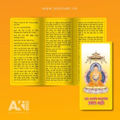 Kệ khai kinh sám hối - Tờ lời khấn nguyện sám hối a4 a5 Hành trang cho phật tử, Kinh phật, chú, Pháp phục, Đồ lam, phụ kiện...